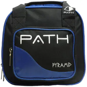 Pyramid Path Plus One Spare Ball Tote Bowling Bag (Black/Royal Blue)
