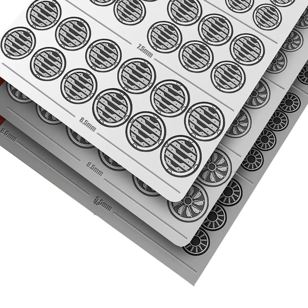 For Hobby MG PG HG, 1/100 1/144 1/60 Scale Model Kit, Detail Up DIY Etching Photo Etch Multi-purposeose (3 Sheets) (MX025-27)