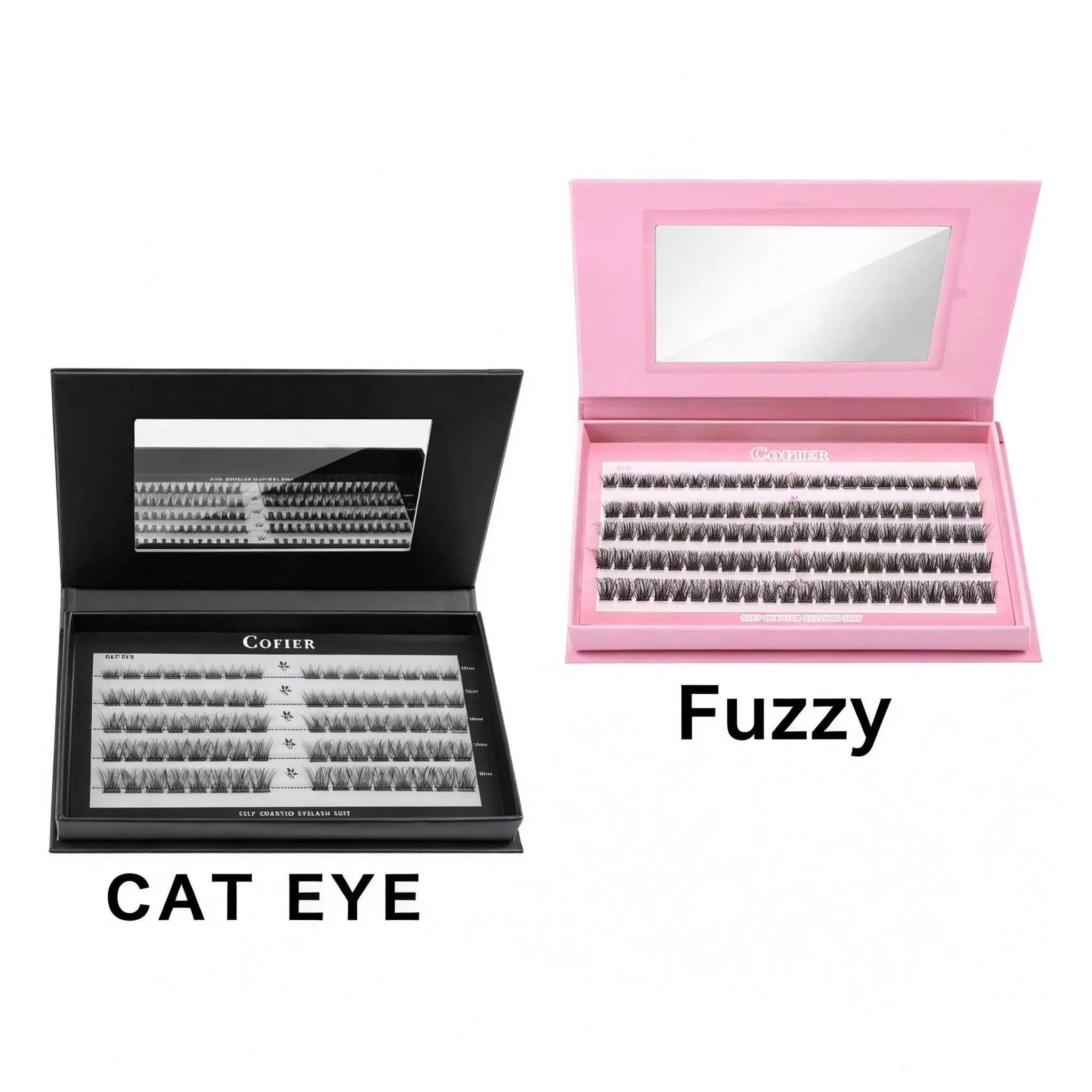Combo1: Cat Eye+Fuzzy
