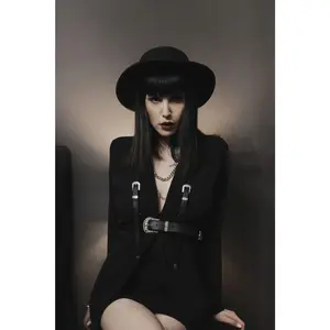 The Midnight Rider Western Goth Harness