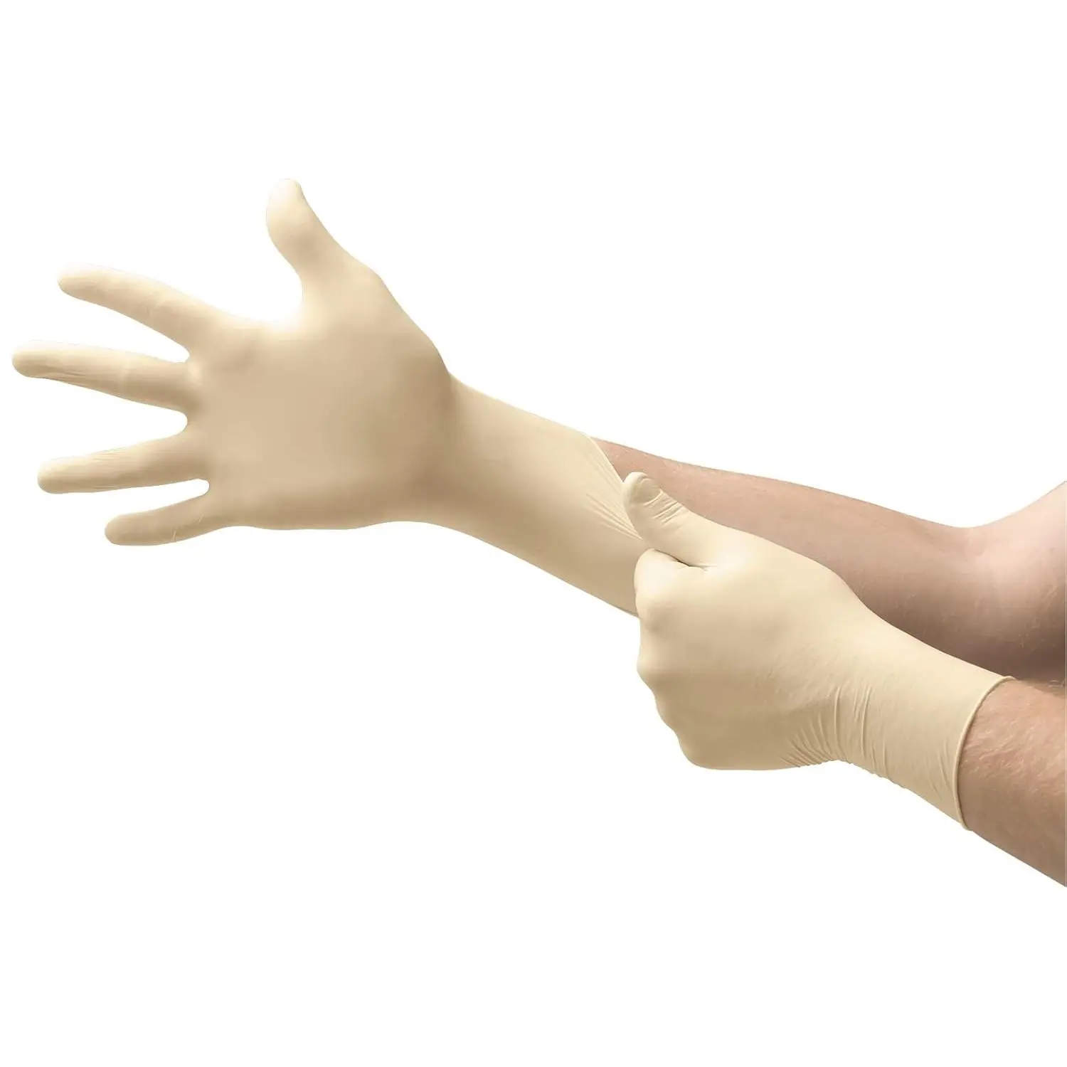 Microflex MF-300-M Diamond Grip Exam Gloves, PF Latex, Textured Fingers, Medium, 100 per Box, 10 Box per Case (Pack of 1000)