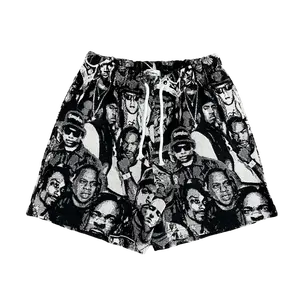 RDMCLOTHINGART HIP COLLECTION TAPESTRY SHORTS All-Over Print Sport Mesh Shorts