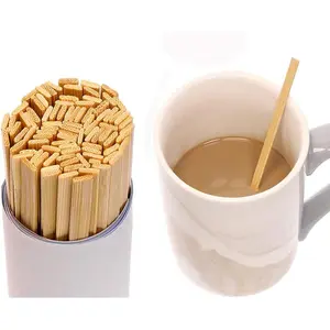 5.4 Inch  Coffee Stirrers   Stir Sticks for  Hot Cold Beverages (100)