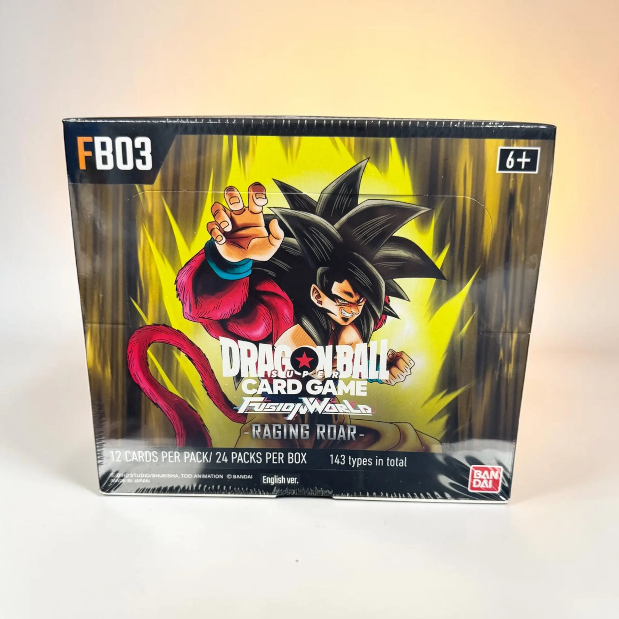 Dragon Ball Super Card Game: Fusion World Raging Roar FB-03 English Booster Box