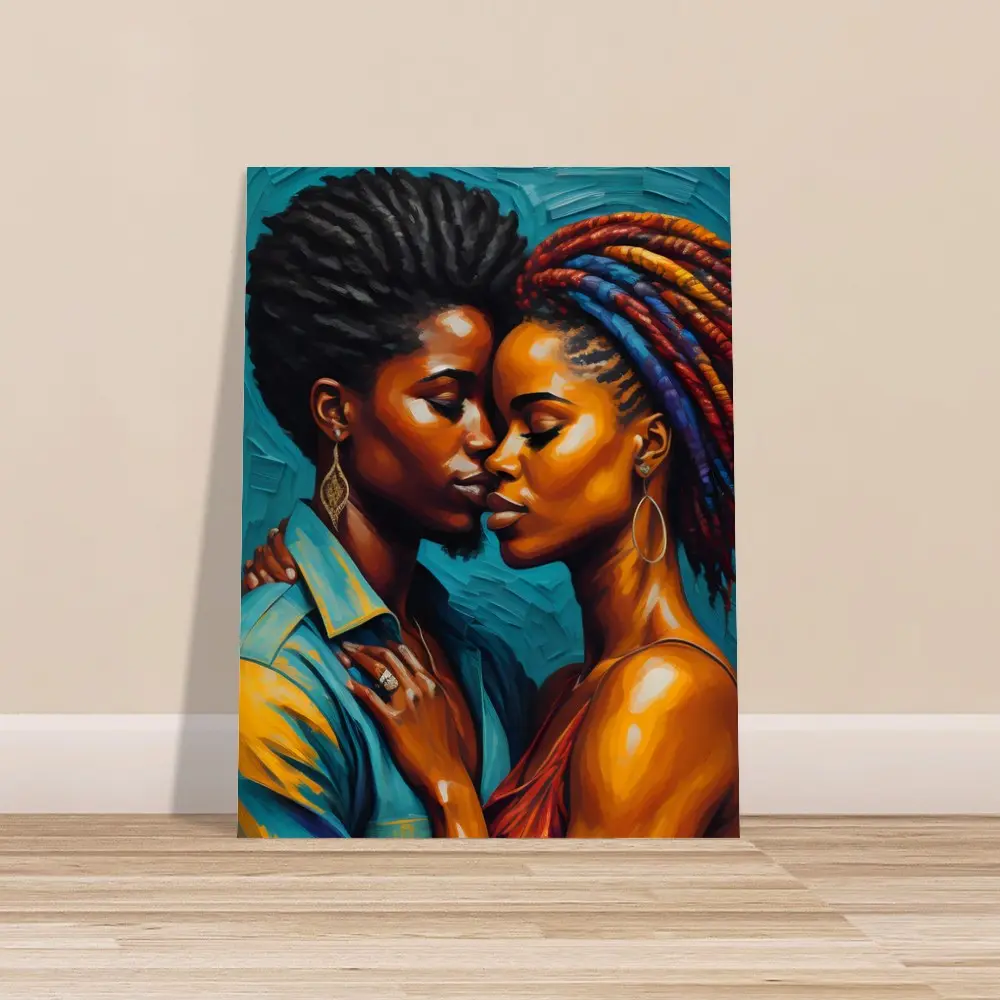 Power of Two Black Queer Art Gift LGBTQIA Couple Pride Genderqueer Wall Dorm Decor Print Transgender Museum-Quality Matte Paper Poster Decoration Artistic