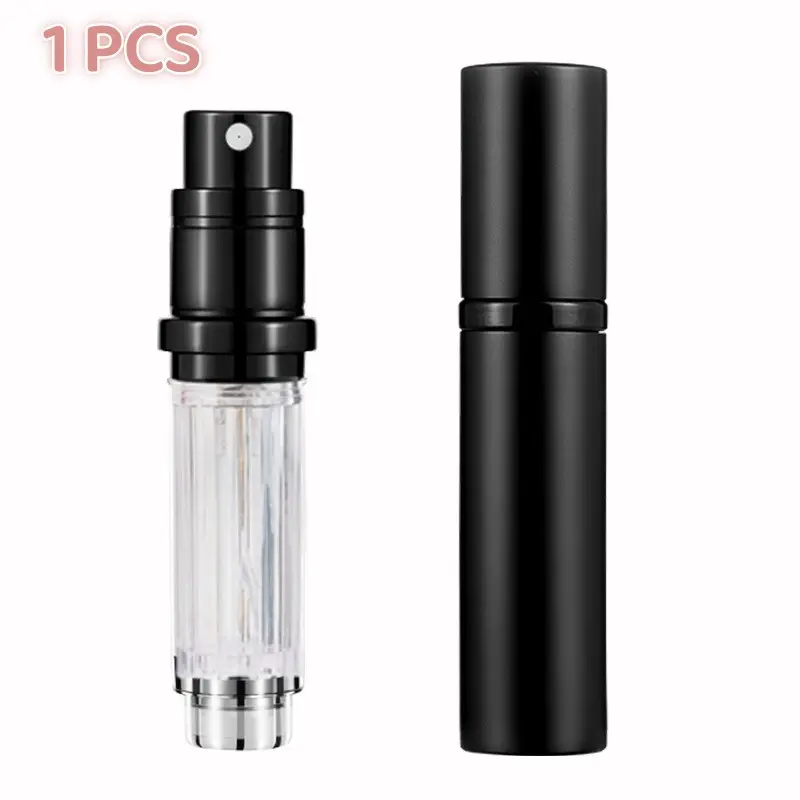 1 PCS 5ml Mini Refillable Perfume Fragrance Atomizer, Portable Lightweight Travel Perfume Refillable Bottle Leakproof Empty Cologne Dispenser 5ml Perfume Spray Bottle Nozzle Refill Pump Case for Traveling and Outgoing