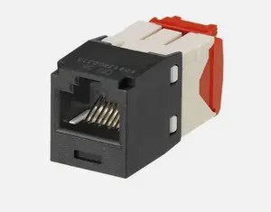 CJ5E88TWH Panduit Mini-Com UTP RJ45 Cat 5e TG Jack Module Black