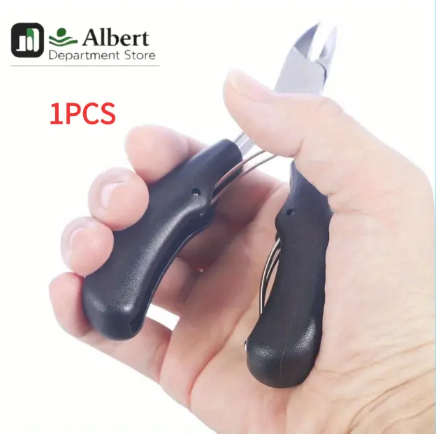 1PCS Professional Stainless Steel Toenail Clipper - Heavy Duty Pedicure Tool with Comfortable Hold for Thick Nail Trimming (Sports & Outdoor Indoor Recreation Equipment)