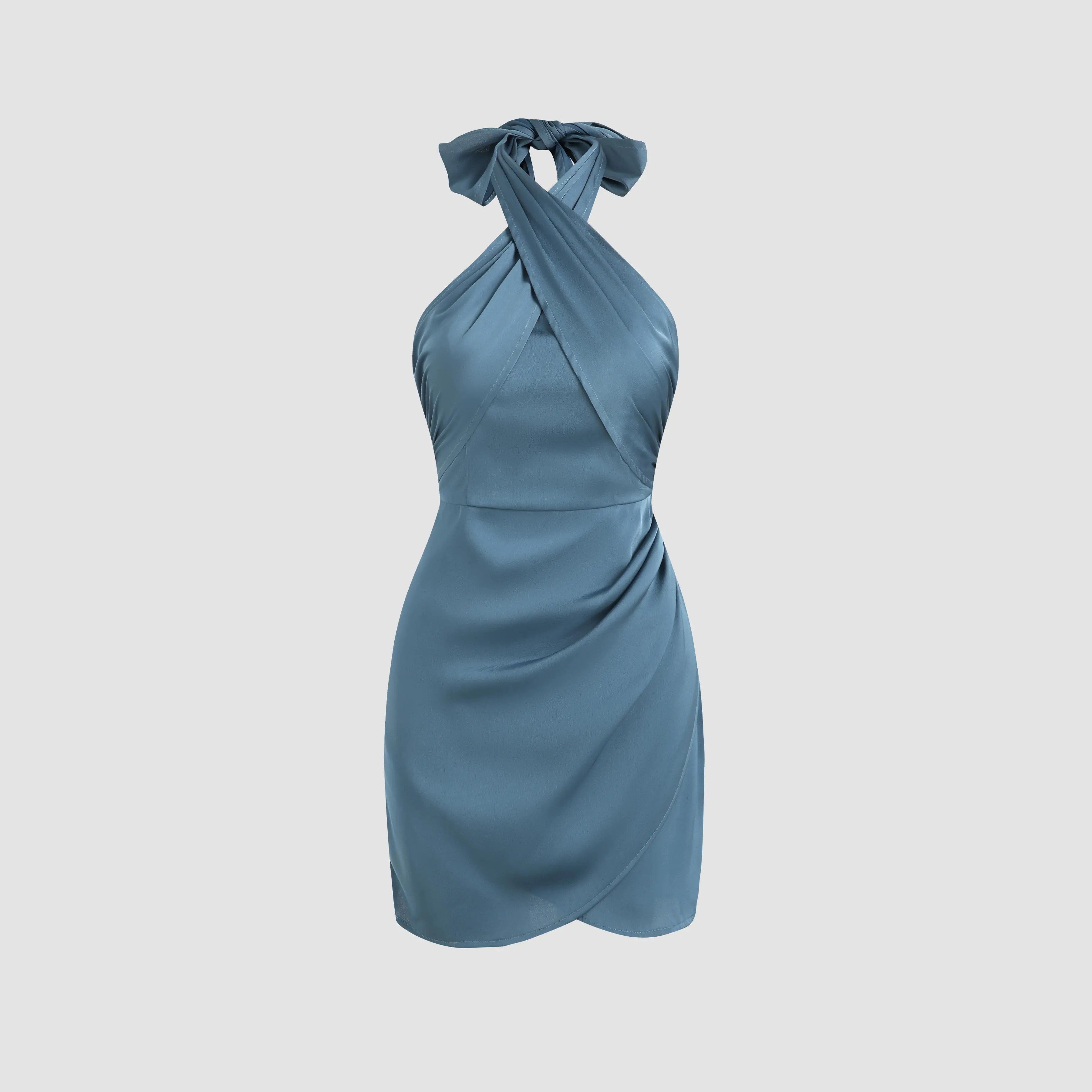 green chiffon halter dress Green Halter Chiffon Simple A-line Party Dress, Green Floor Length Pro –  Cutedressy