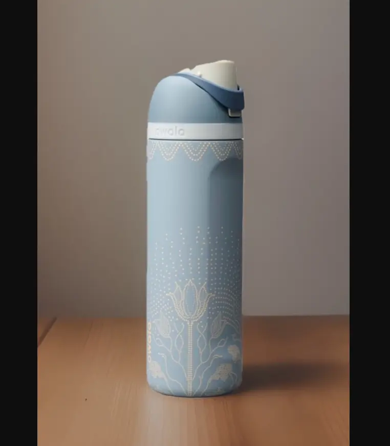 Owala FreeSip 24oz/32oz Studded Garden Water Bottle – Target Exclusive Stainless Steel Insulated Bottle with Straw | Leak-Proof Western Floral Sports Tumbler NEW