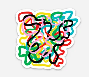 Arkansas Squiggle Sticker