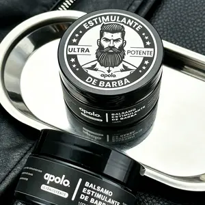 Apolo Ultra Potente Beard Balm 100ml Stimulate Growth Condition & Revitalize Your Beard with Deep Conditioning and Skin-Loving Nutrients
