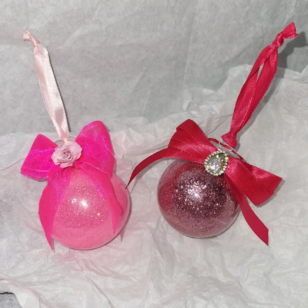 Handmade Galaxy Christmas Ornaments for Home Decor, Shatter Proof