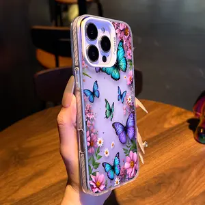 Butterfly Purple Aesthetic Pattern for iPhone Case:  Luxury Design with Enhanced Protection The perfect gift for a holiday or birthday |for iPhone 17/16/15/14/13/12/11