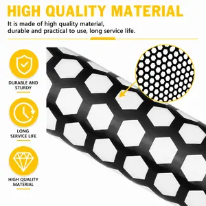 Honeycomb Tail Light Sticker for Cars, Universal Hex Mesh Tail Light Overlay Decal, DIY Trim Film for Car Rear Lamp Styling, Easy Cut & Apply#HoneycombTailLight #TailLightSticker #CarAccessories #CarMods #CarTok #CarStylingHoneycomb Tail