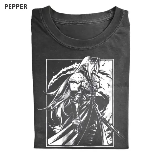 Sephiroth Shirts, Final Fantasy Shirt, Vintage Game Shirt, Gift for Men, Gift for Women, Crew Neck T-shirt, Trending T-shirt