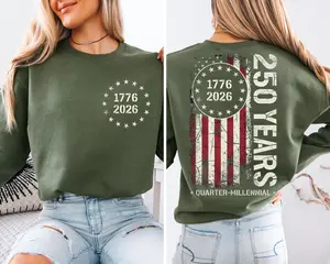 America 250 Anniversary Sweatshirt, 1776–2026 USA , 250 Years of America Shirt, Patriotic American Flag Shirts, Memorial Day Tees