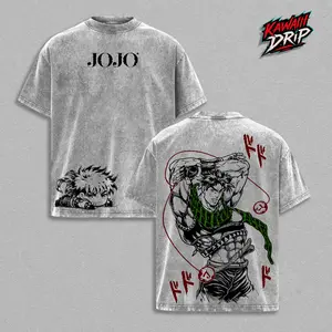 JoJo’s Bizarre Adventure Joseph Joestar Anime T-Shirt & Hoodie | Vintage Washed Oversized Manga Streetwear Graphic Tee | JJBA Battle Tendency Hero Shirt | Japanese Anime Graphic Top | Unisex Heavy Cotton Casual Wear | Anime Fan Gift