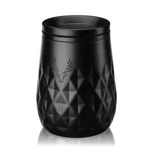 Paragon Stainless Steel Wine Tumbler in Obsidian Ceramic Drinkware