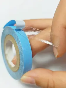 Hair Extension Tape Replacement Roll, Dual-Sided Adhesive Tape for Hair Extensions, 3 Yard Long 0.8cm Wide, All Seasons Use, Tape in Hair