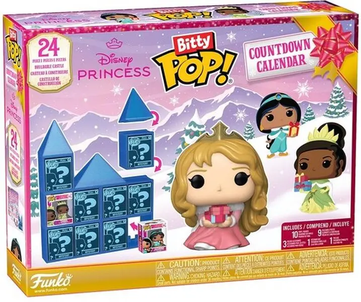Funko Bitty POP! Countdown Calendar: Disney Princess  [COLLECTIBLES] Calendar, Vinyl figurine/statue, Collectible