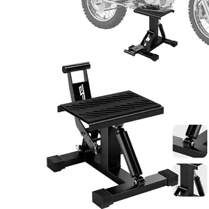 Dirt Bike Stand 1000Lbs Capacity Lift Jack Hoist Table Height Adjustable Lifting Stand Ideal for Dirt bike Pit Bike Repair Maintainance