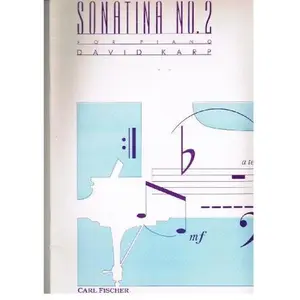 USED-Sonatina No. 2 for piano by David Karp (Unknown)