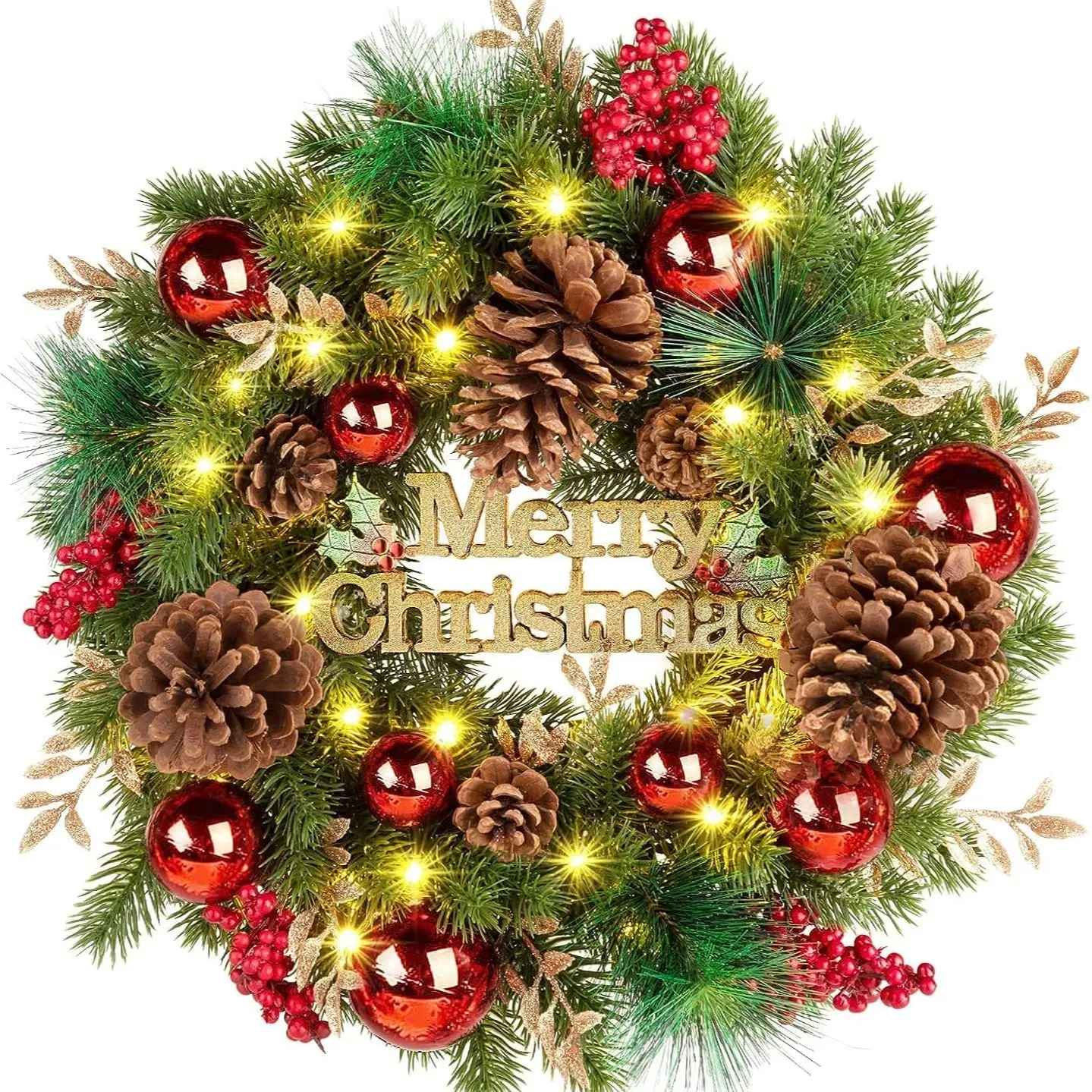 Christmas Wreath-Merry