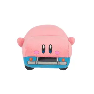 SAN-EI KP55 Kirby All Star Collection Kirby Plush Toy, Curby, Size S, Height 4.3 inches (11 cm)
