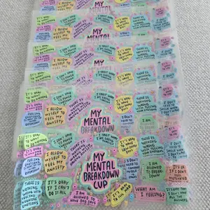 16oz wrap ready to ship #16ozwraps My Mental Breakdown Cup Wrap uv dtf wraps