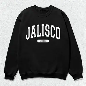 Jalisco Sweatshirt Mexico Collegiate Crewneck Sweater Unisex Hoodied Ultra-Soft Cotton Sweaters Hoodied Unisex Fleece Hoodie