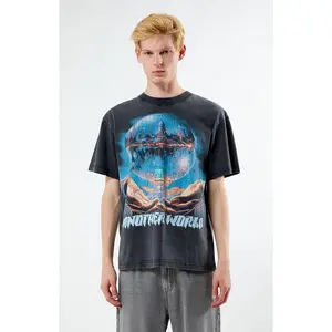 Pacsun Men's Another World Vintage Oversized T-Shirt
