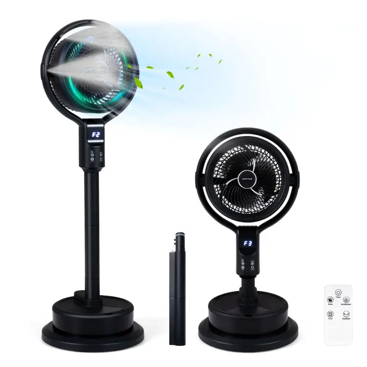 Indoor Misting Fan, Black
