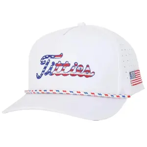 Titties Golf Hat - Funny Golf Hat - Titties Hat - Funny American Hat - 4th of July Gift - Funny Men's Gifts, Titties Hat White, USA Hat