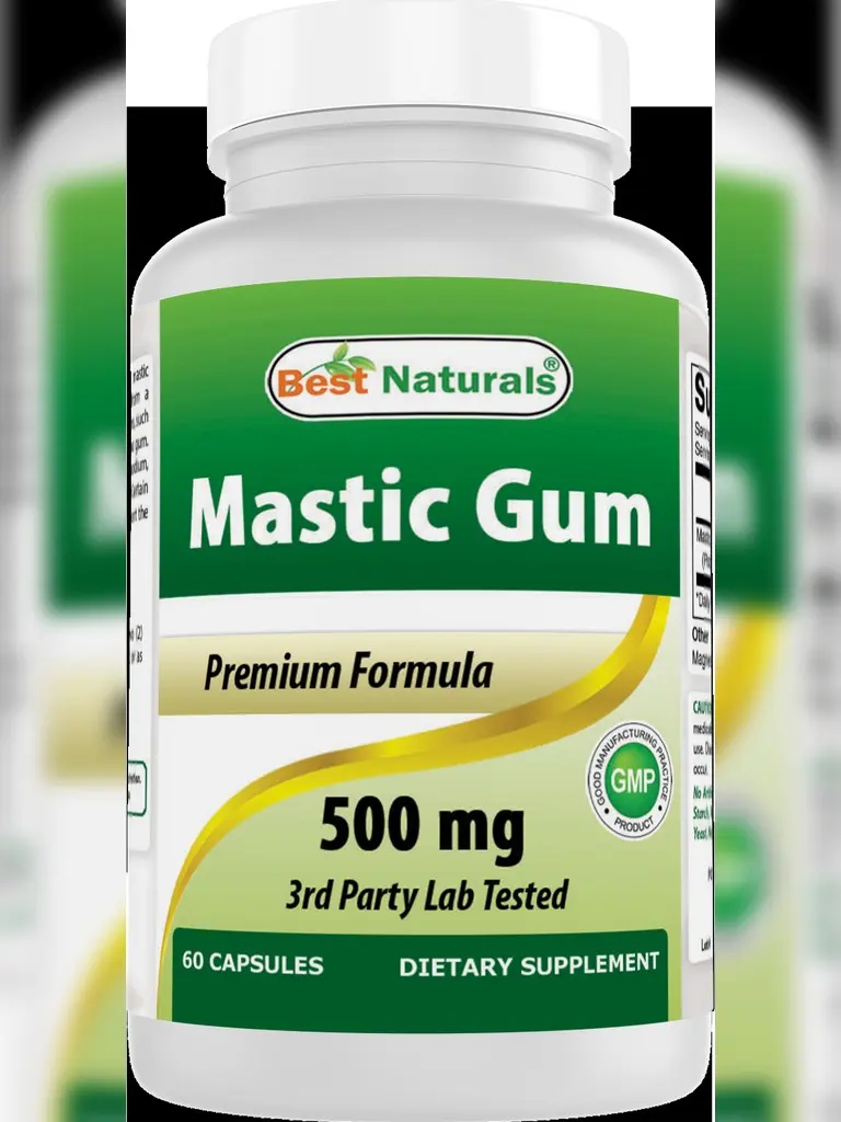 Best Naturals Mastic Gum 500 mg 60 Capsules