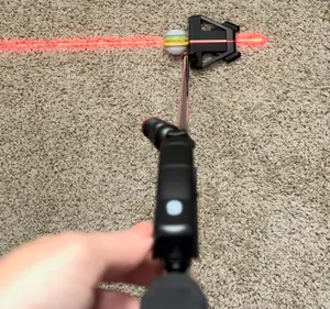 The PutterPal Golf Practice Aid with Red Laser Line for Indoor & Outdoor Use - Enhance Your Aim and Precision - 1 Pack