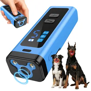 Dog Bark Deterrent Device- Ultrasonic Anti Barking, 5 Training Modes 30 FT Range–Barks No More Indoors Outdoors Behavior Correct Rechargeable, Humane Training for Dogs