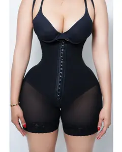 Women's Compression Garment With Thin Straps Hook Closure Waist Slimming Shapewear Womenswear Adjustable