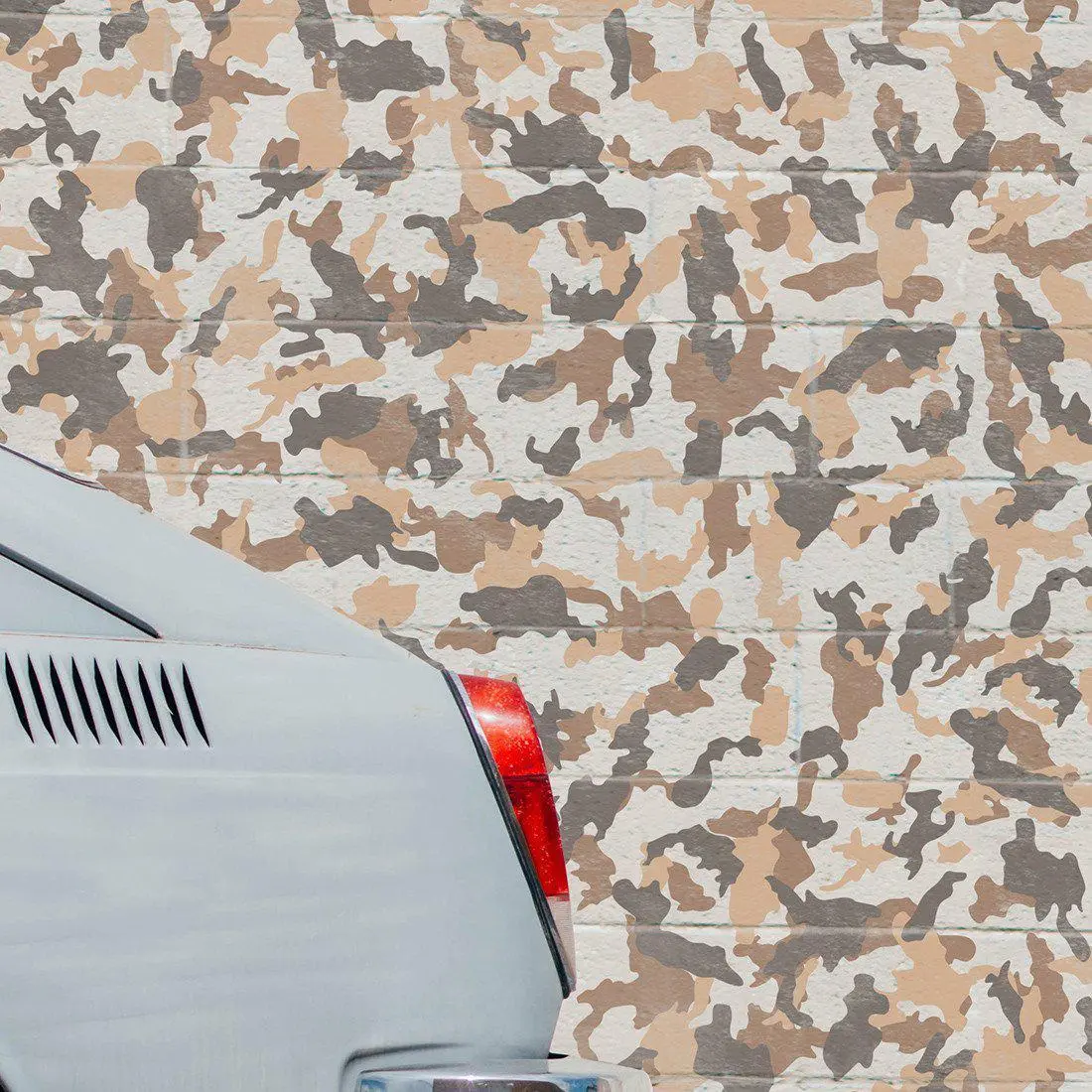 Classic Camo Stencil - Multilayer Camouflage Stencil - Camo Stencil - Allover Camouflage Stencil