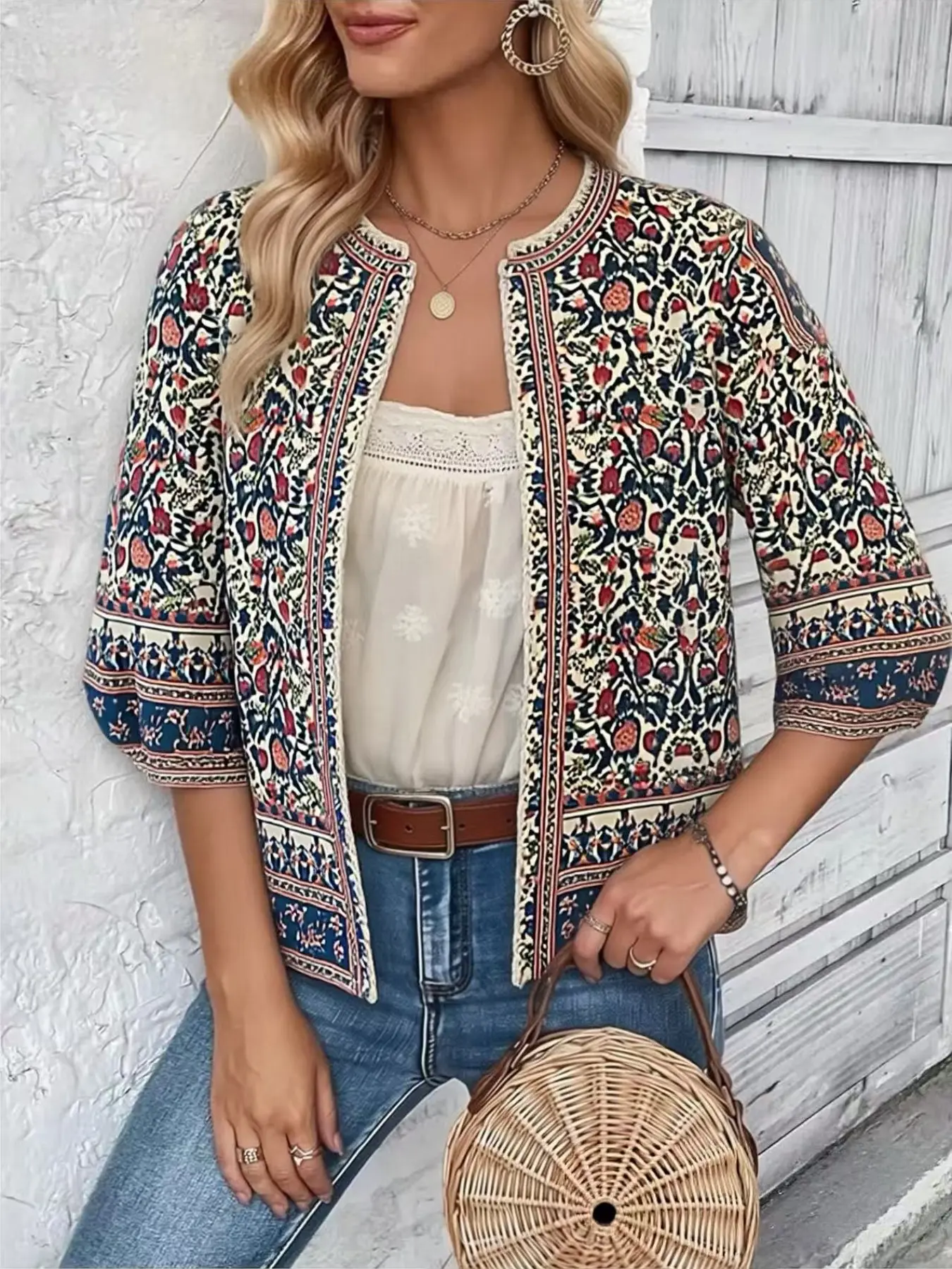 cotton kimono - TikTok Shop