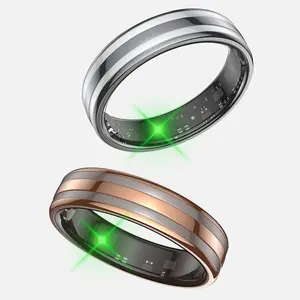 New 6.3mm Thin Smart Ring Health Monitor Smartring Outdoor Waterproof Ring Heart Rate Body Temperature Monitoring Sports rings