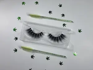 O G - 3D Mink Eyelashes Fluffy Soft False Eyelash Dramtic Thick Curly Cross Fake Eye Lashes Extension Makeup Tool Sixdian Cruelty Free
