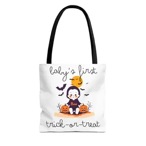 Baby's First Halloween Trick-or-Treat Candy Tote Bag