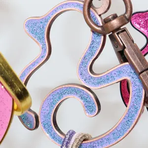 Mermaid Cheer Duck Keychain