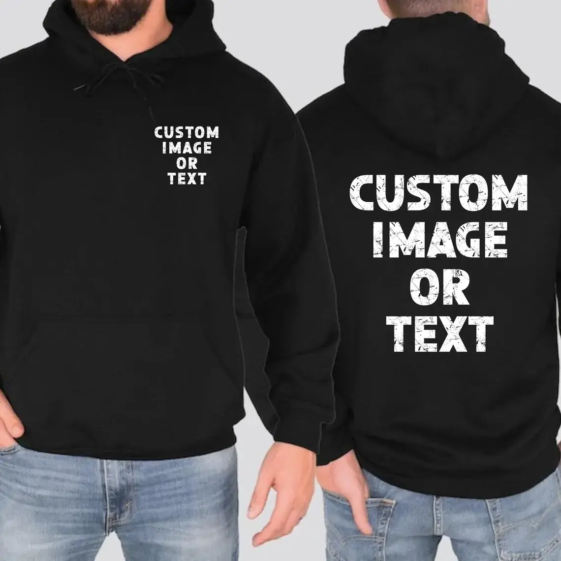 Custom Face Photo Hoodie | Personalized Picture Sweatshirt | Custom Portrait Gift for Family Friends | Unisex Oversized Streetwear | Comfort Colors Pullover | Fall Winter Layering | TikTok Trendy Custom Apparel | Small Business Custom Gift