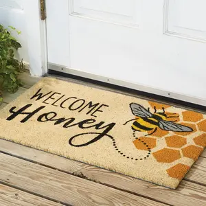 Honey Bee Door Mat
