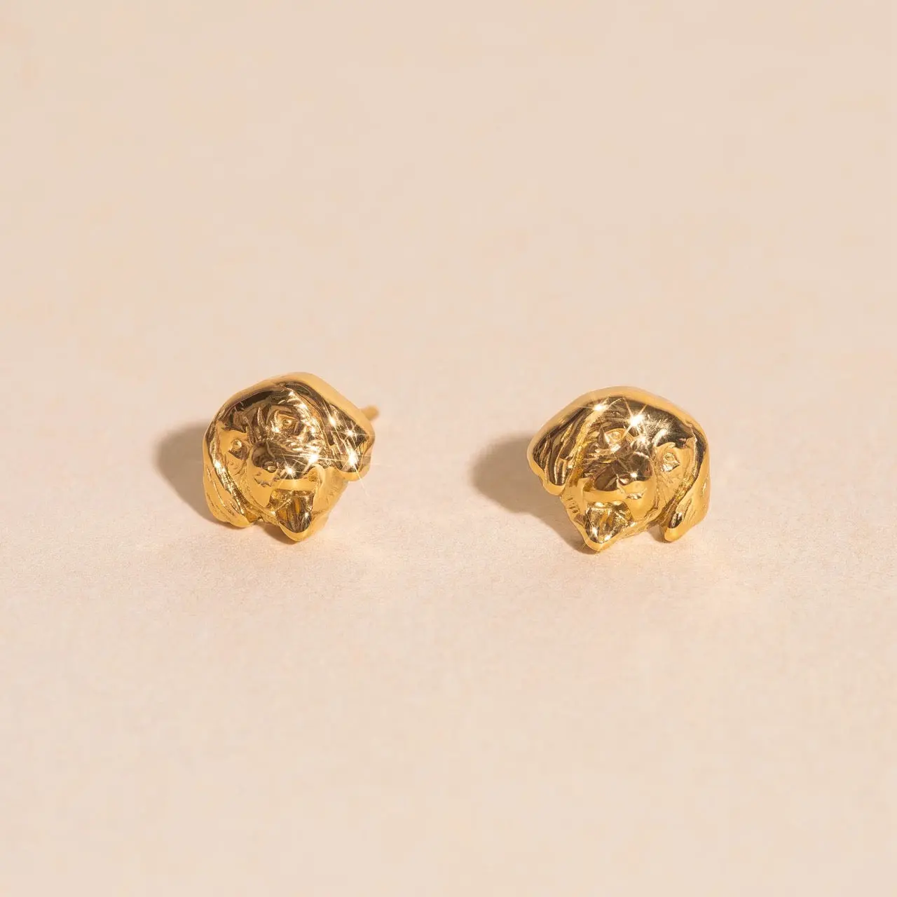 Golden Retriever Stud Earrings