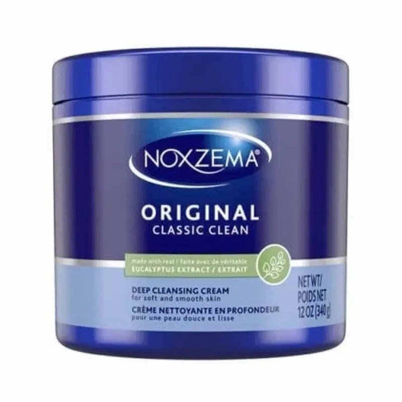 Noxzema Classic Clean Crema Original de Limpieza Profunda con Extracto de Eucalipto, 12 oz Body Care