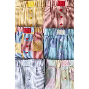 Striped & Checker Boxer Shorts