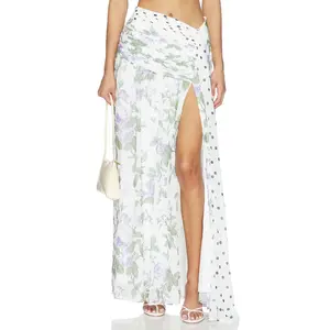 Sonya Moda India Skirt in Vintage Rose & Polka Dots